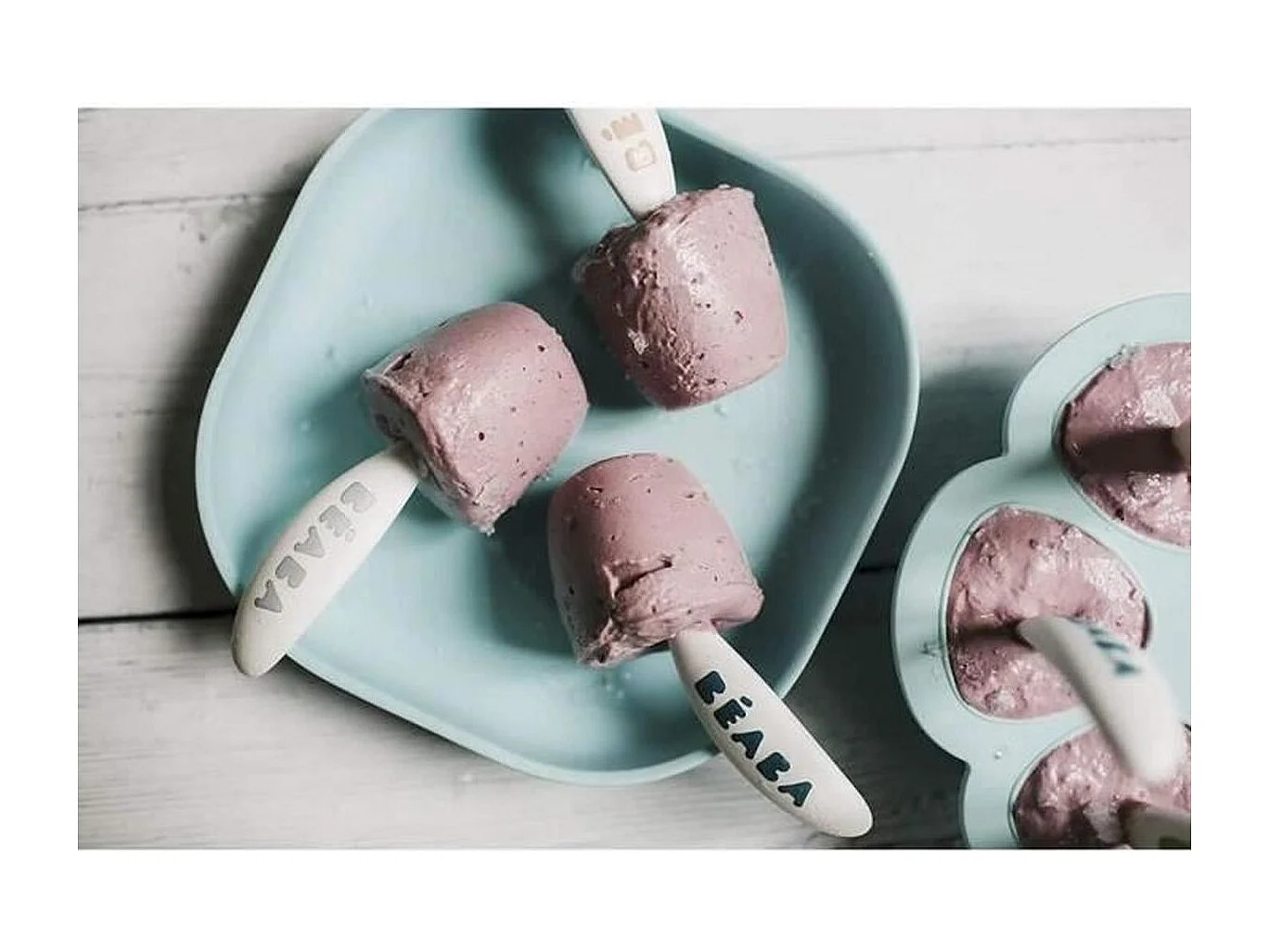 BÉABA Ménagère ergonomique 10 pièces – 6 cuillères et 4 fourchettes pour bébé dès 8 mois