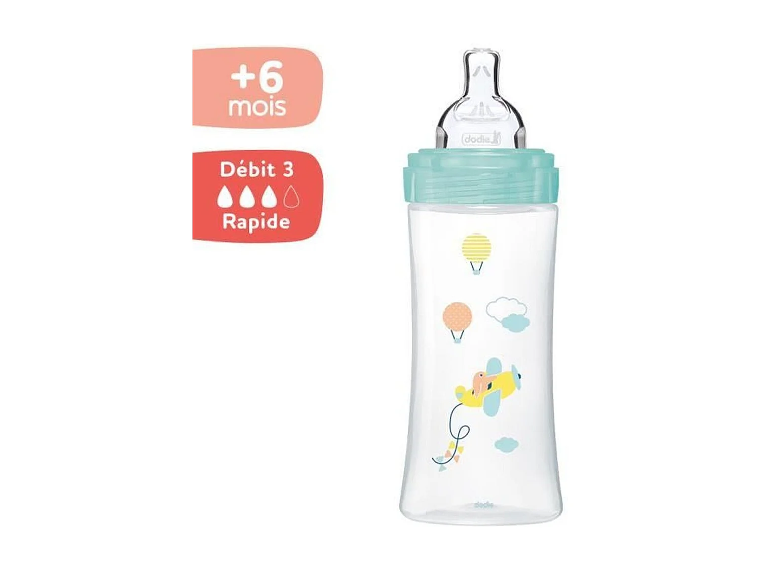 Biberon Sensation+ anti-coliques +6 m Ballon 330 ml