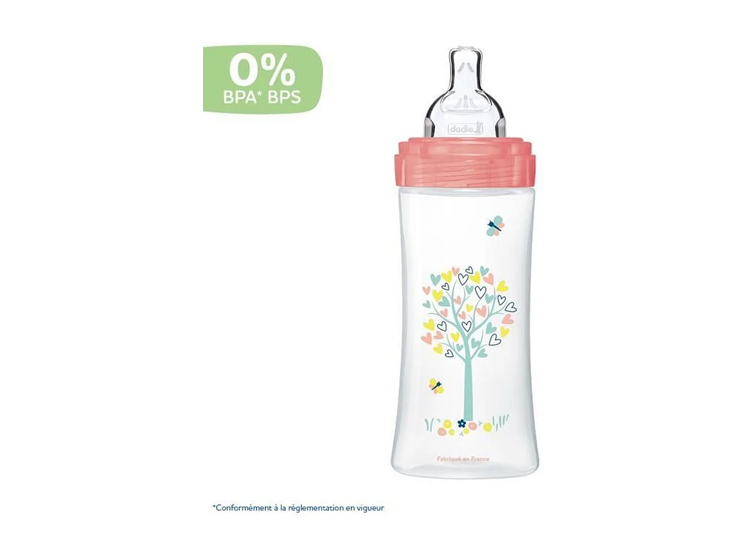 Biberon Sensation+ anti-coliques +6 m Biche 330 ml