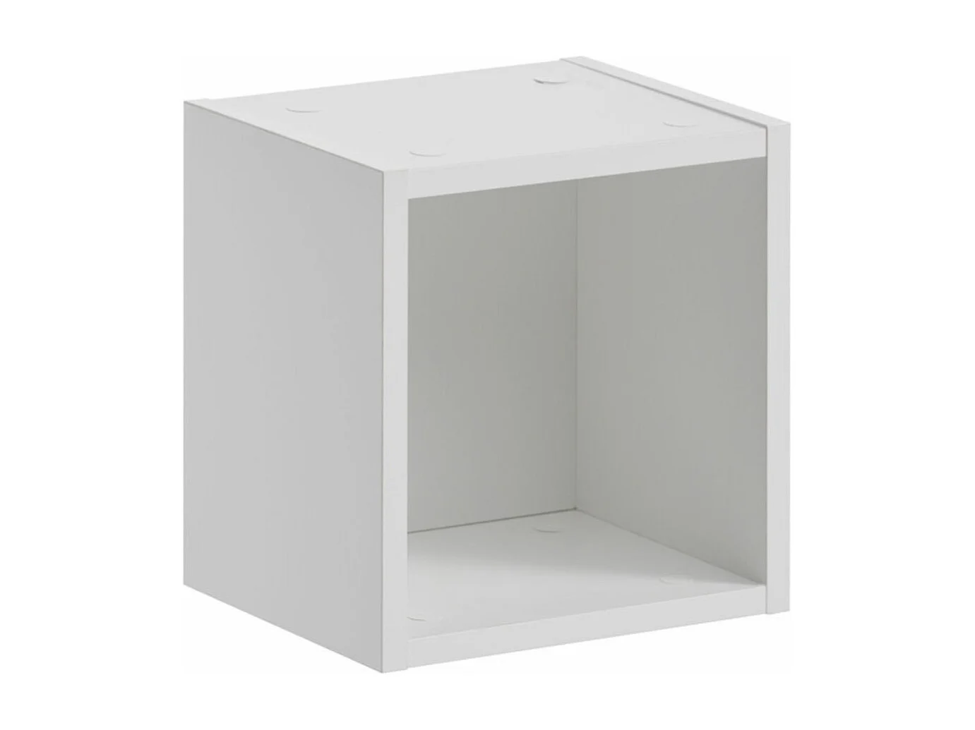 Ensemble de salle de bain VANO aspect chêne et blanc 110cm : meubles sous vasque à placards + plan pour vasque + colonne