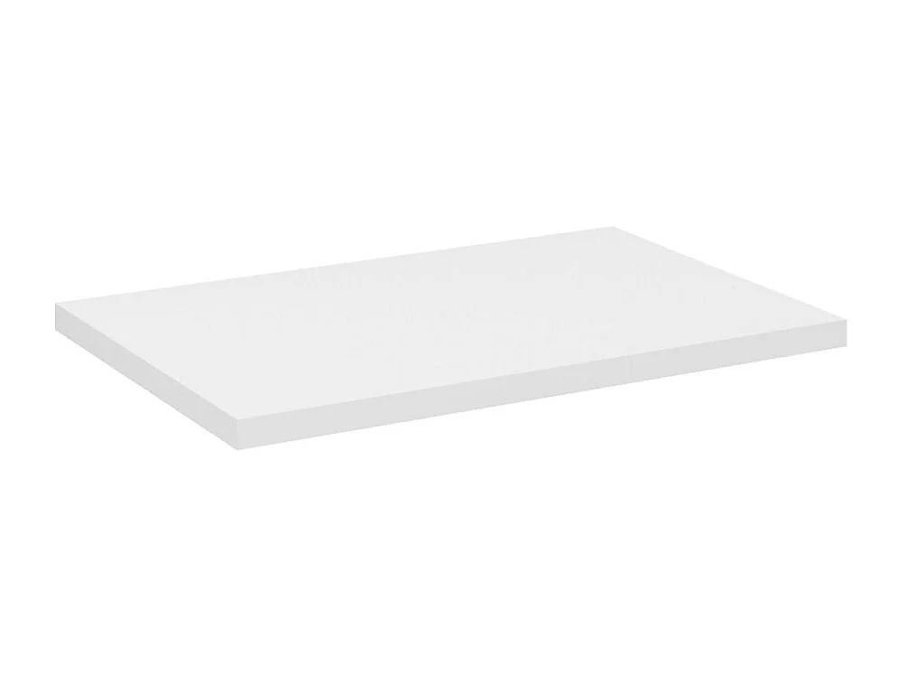 Ensemble VANO aspect chêne et blanc 90cm : meuble sous vasque à tiroirs + plan pour vasque + vasque à poser ronde + colonne