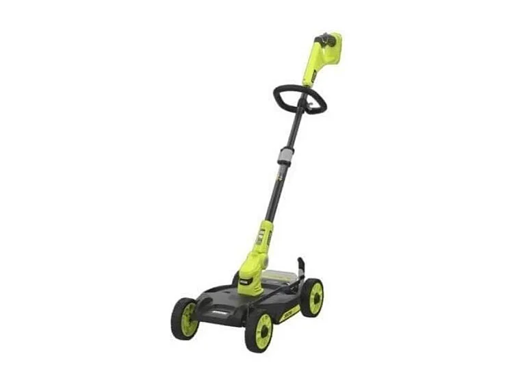 RYOBI 3-in-1 Grasmaaier 18V ONE+ - 30 cm, Telescopische Buis, Trimmer, Kantensnijder, Mulching, Zonder Accu