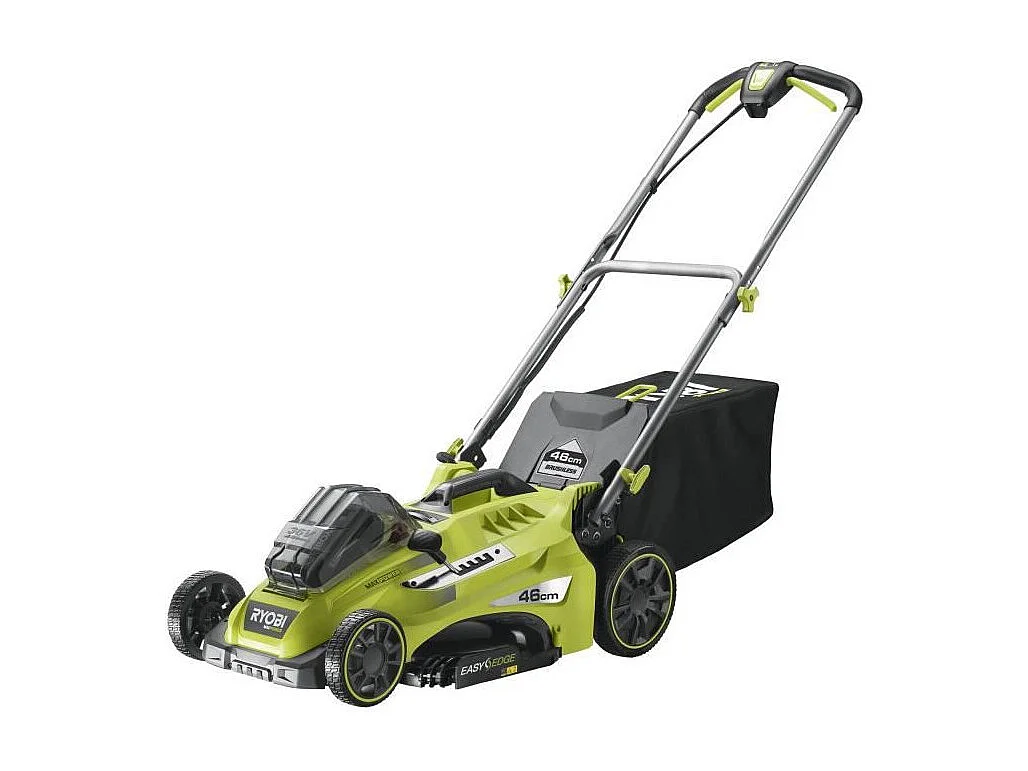 RYOBI 36V Power Assist Brushless 46 cm Draadloze Grasmaaier - Opvang & Mulching, Inclusief 5,0 Ah Lithium+ Accu