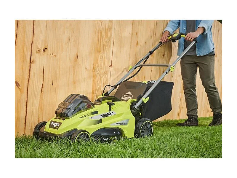 RYOBI 36V Power Assist Brushless 46 cm Draadloze Grasmaaier - Opvang & Mulching, Inclusief 5,0 Ah Lithium+ Accu