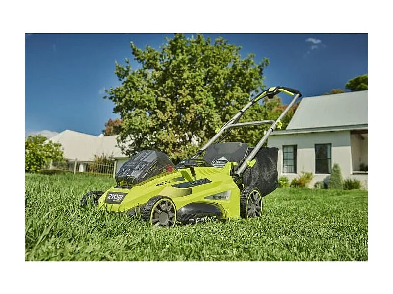 RYOBI 36V Power Assist Brushless 46 cm Draadloze Grasmaaier - Opvang & Mulching, Inclusief 5,0 Ah Lithium+ Accu