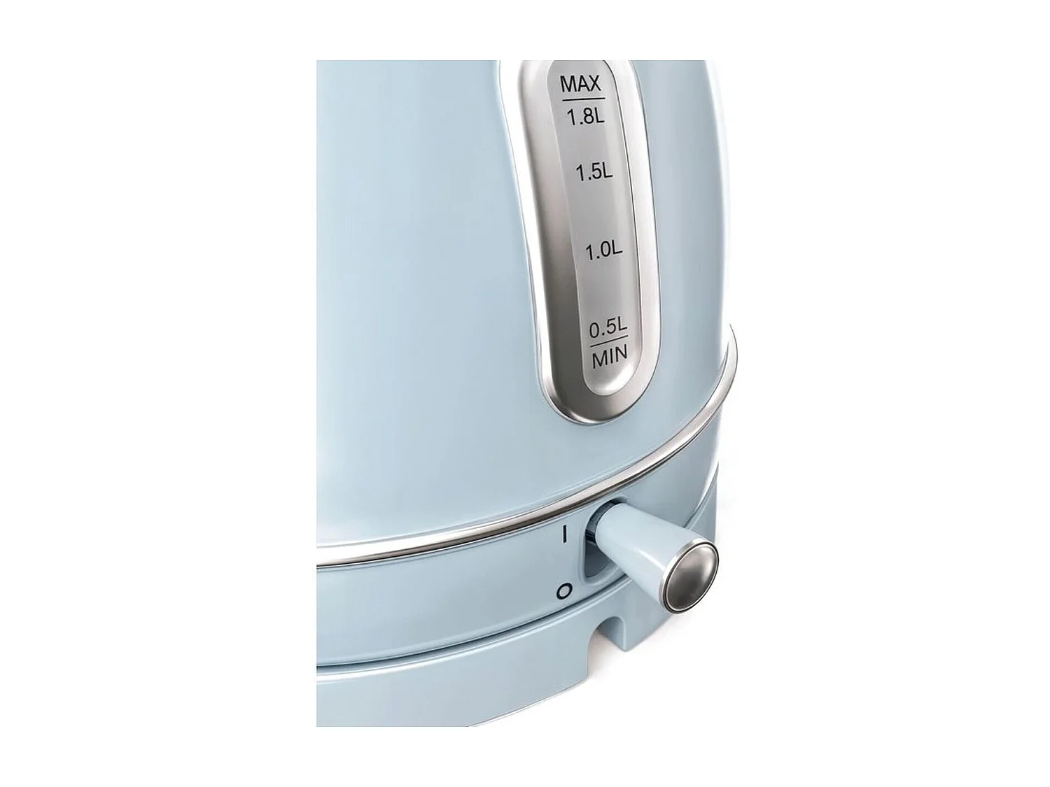 Vintage elektrischer Wasserkocher SWEISS KTL6 1,8 L mattblauer Edelstahl, 2200 W, abnehmbare 360° drehbare Basis