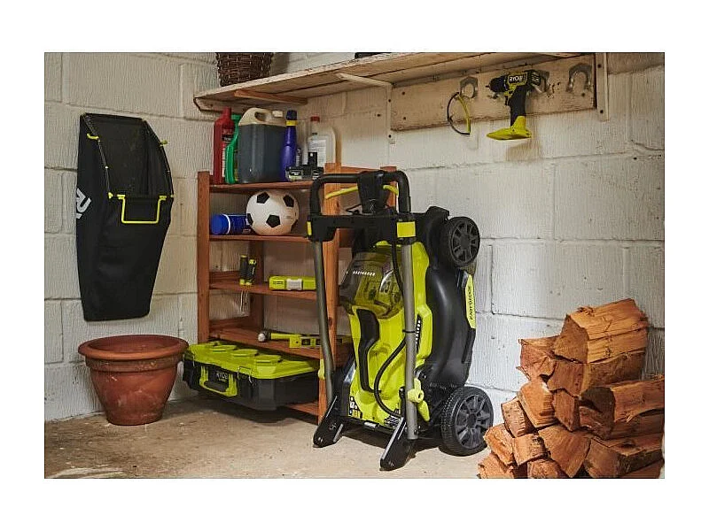 RYOBI 18V Brushless 40 cm duwmaaier - Opvang, Mulching, Textiel opvangbak, Compatibel met ONE+ batterij