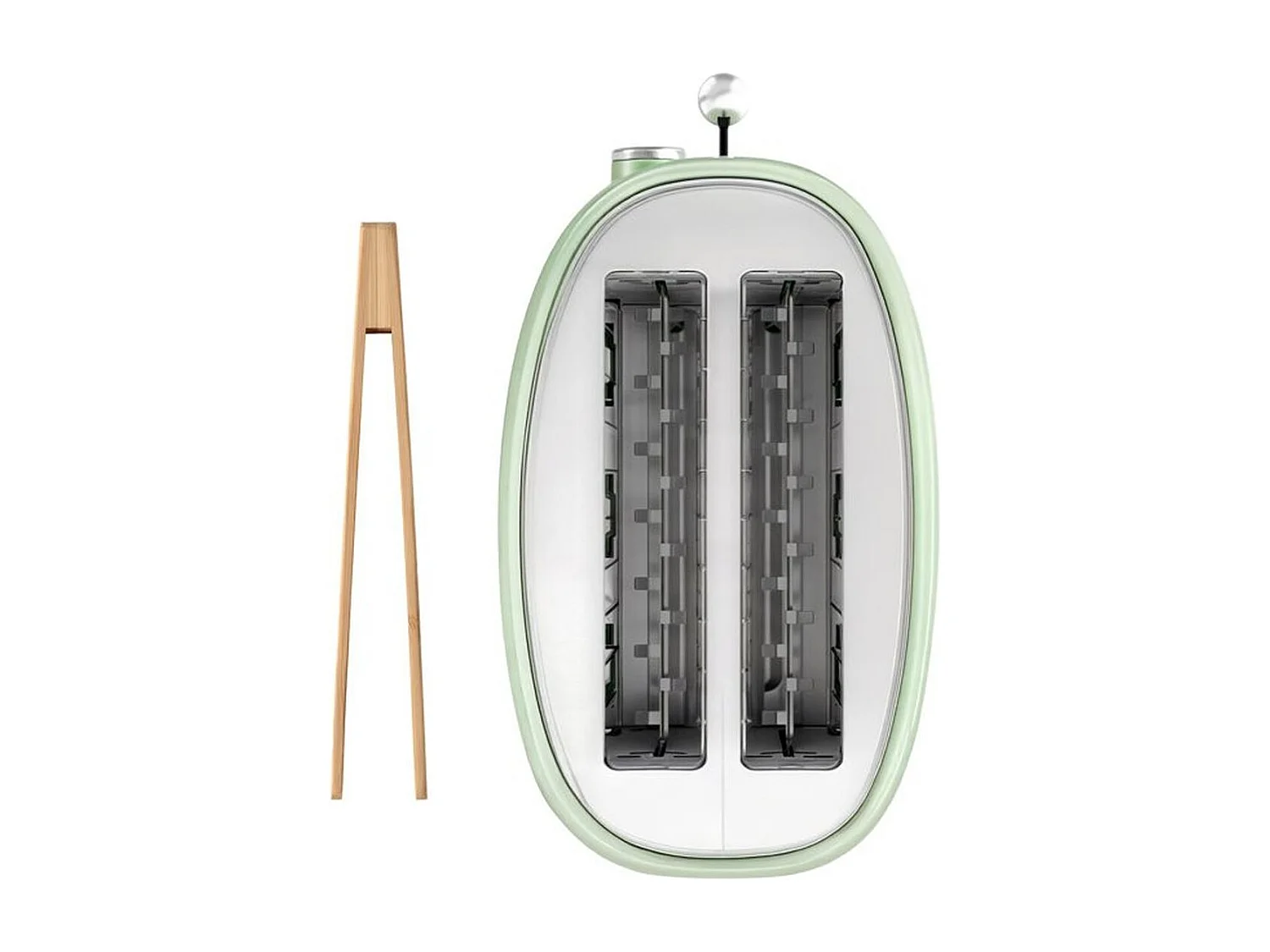 Grille-pain SWEISS GRS7 vintage 2 tranches 850W - Vert