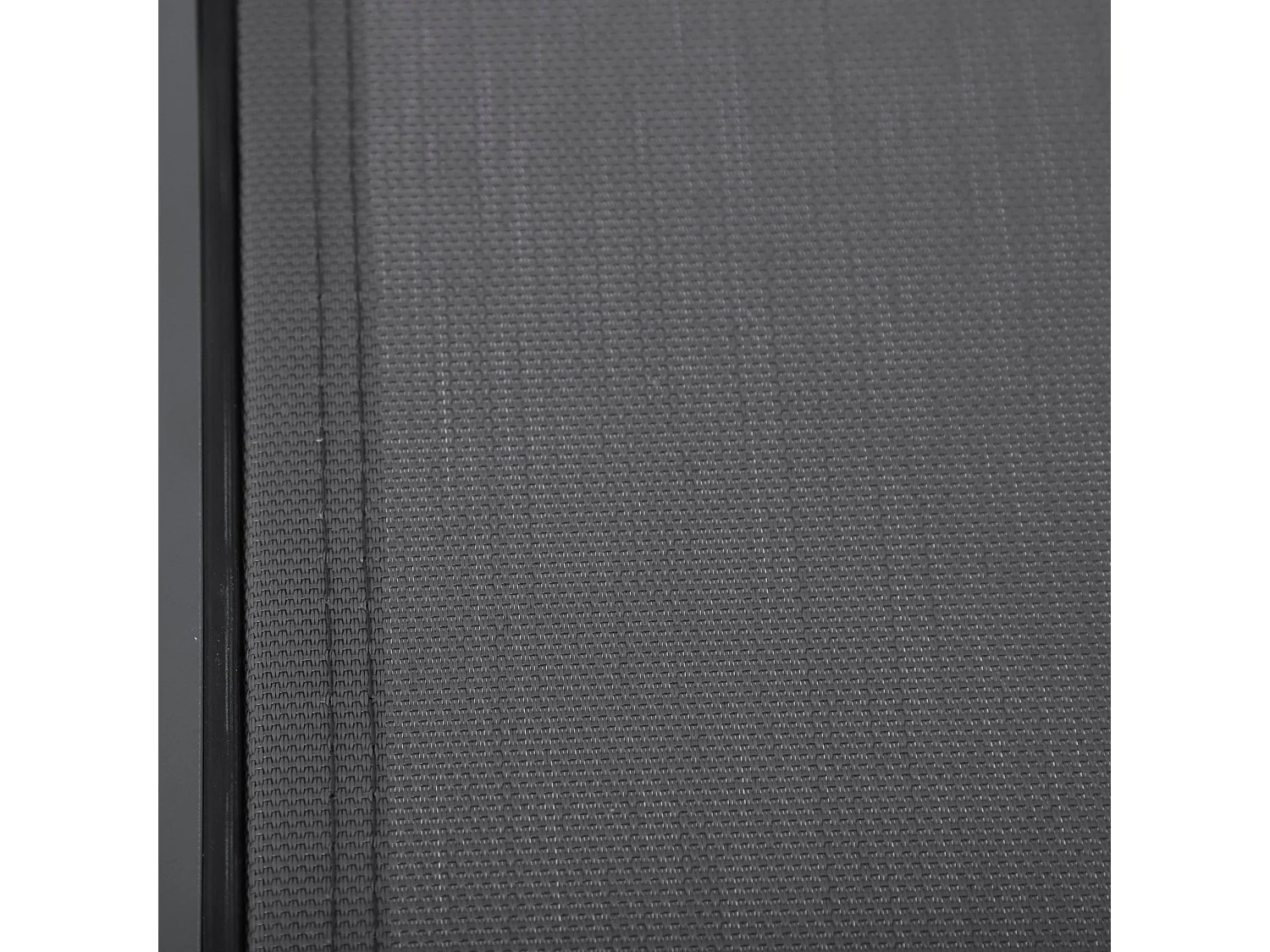 Silla de jardín apilable de aluminio, set de 4 antracita