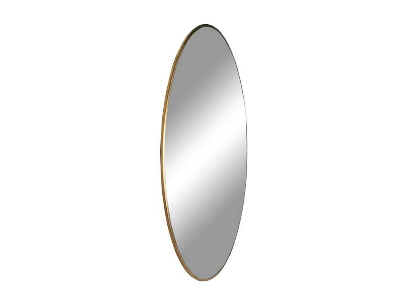 Miroir rond avec cadre effet laiton ø40 cm CODY