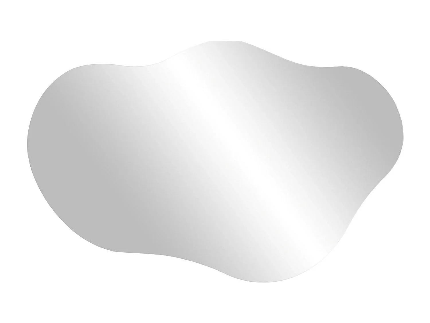 Miroir design organique forme libre 60 cm BRIG