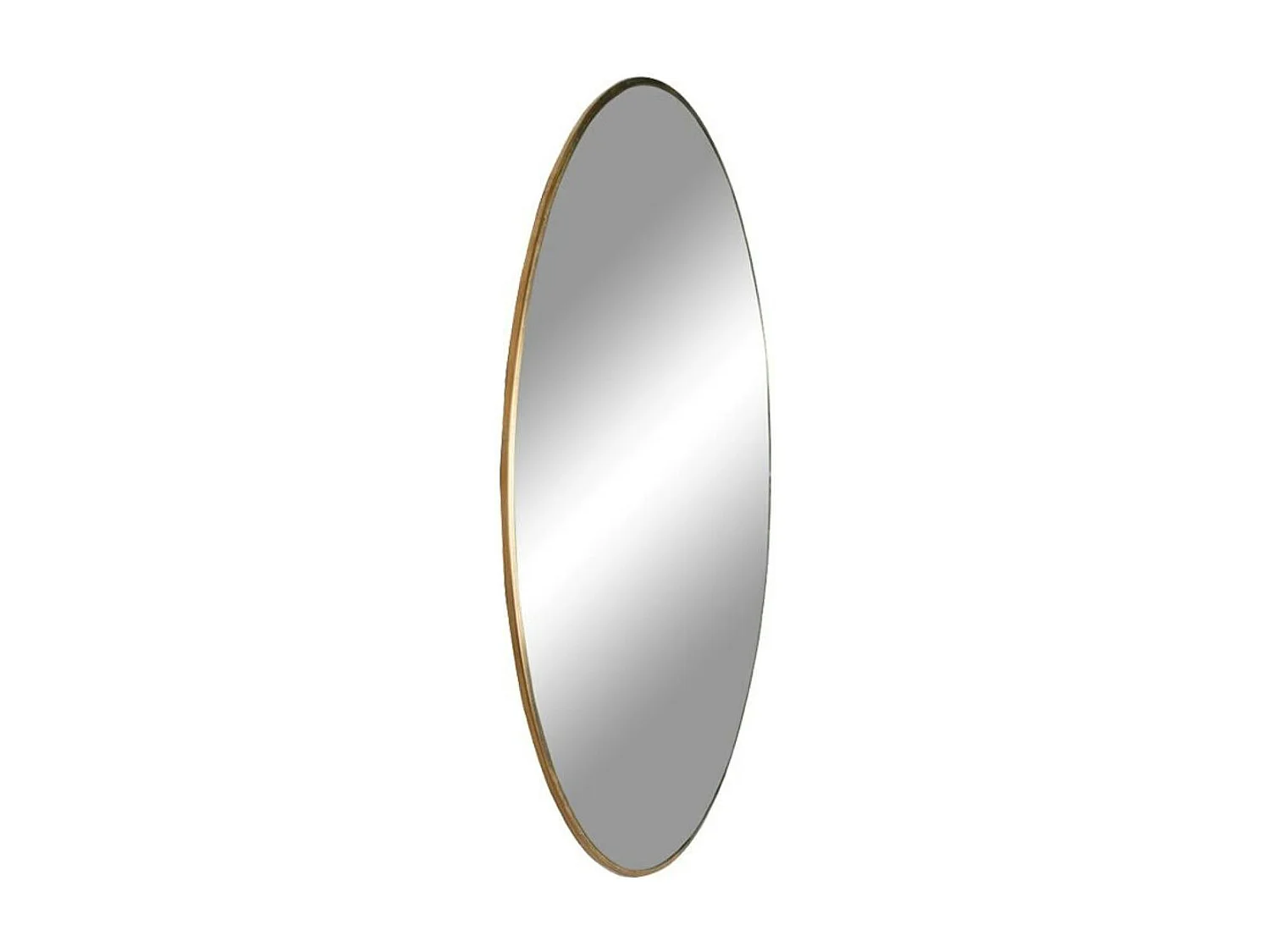 Miroir rond avec cadre effet laiton ø60 cm CODY