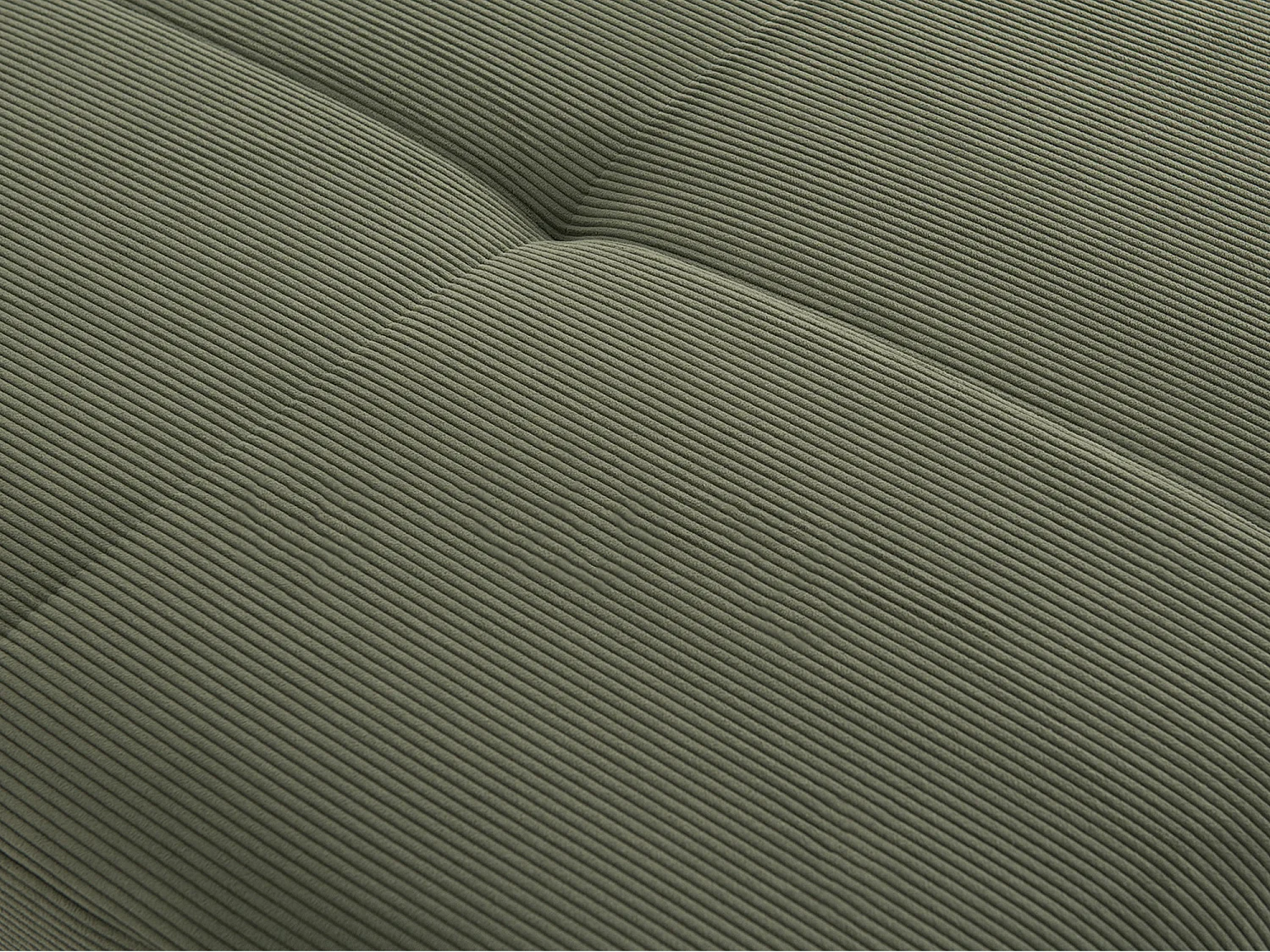 Canapé d'angle modulaire milysofa sofamous 5 places avec méridienne tissu velours côtelé vert sauge