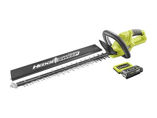 Taille-haies - RYOBI - 36 V - Lames 60 cm - Ecartement 26 mm - Fonction scie - 1 batterie lithium+ 36V 2,0 Ah et 1 chargeur 1,7
