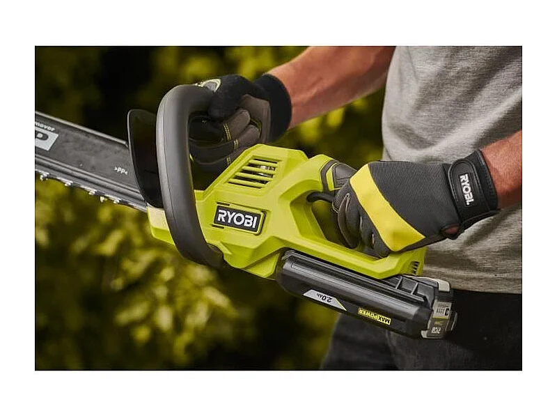 Taille-haies - RYOBI - 36 V - Lames 60 cm - Ecartement 26 mm - Fonction scie - 1 batterie lithium+ 36V 2,0 Ah et 1 chargeur 1,7