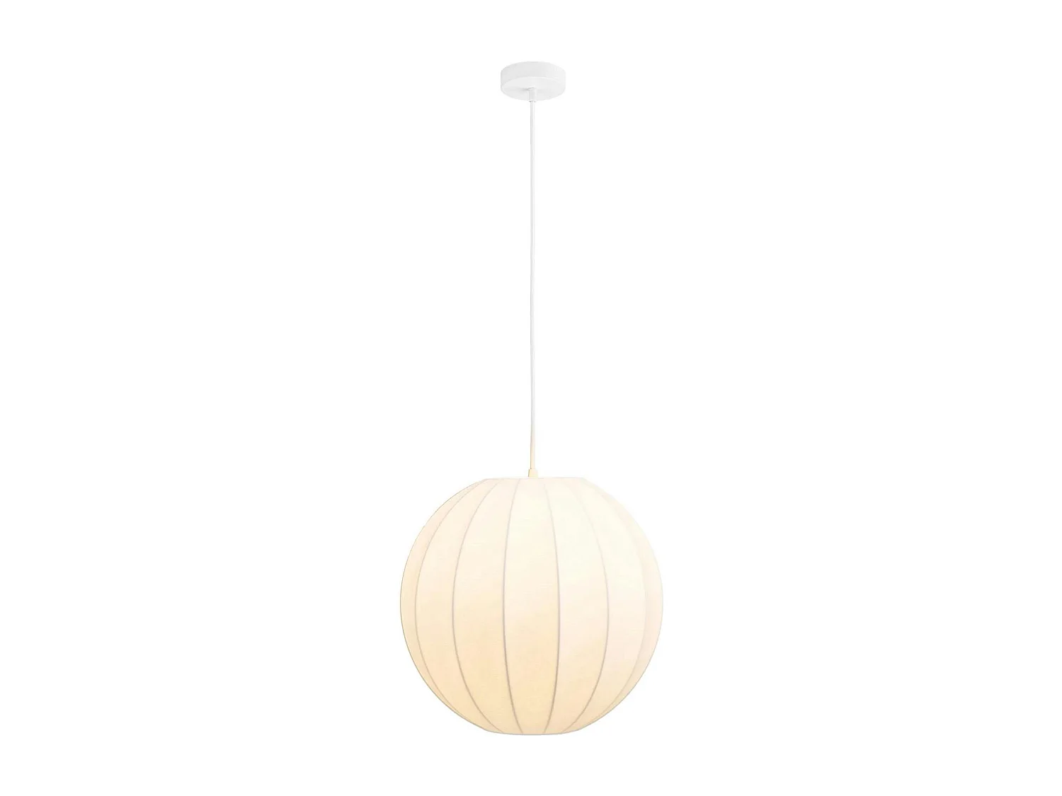 Suspension boule blanche ø40 cm SKIVE