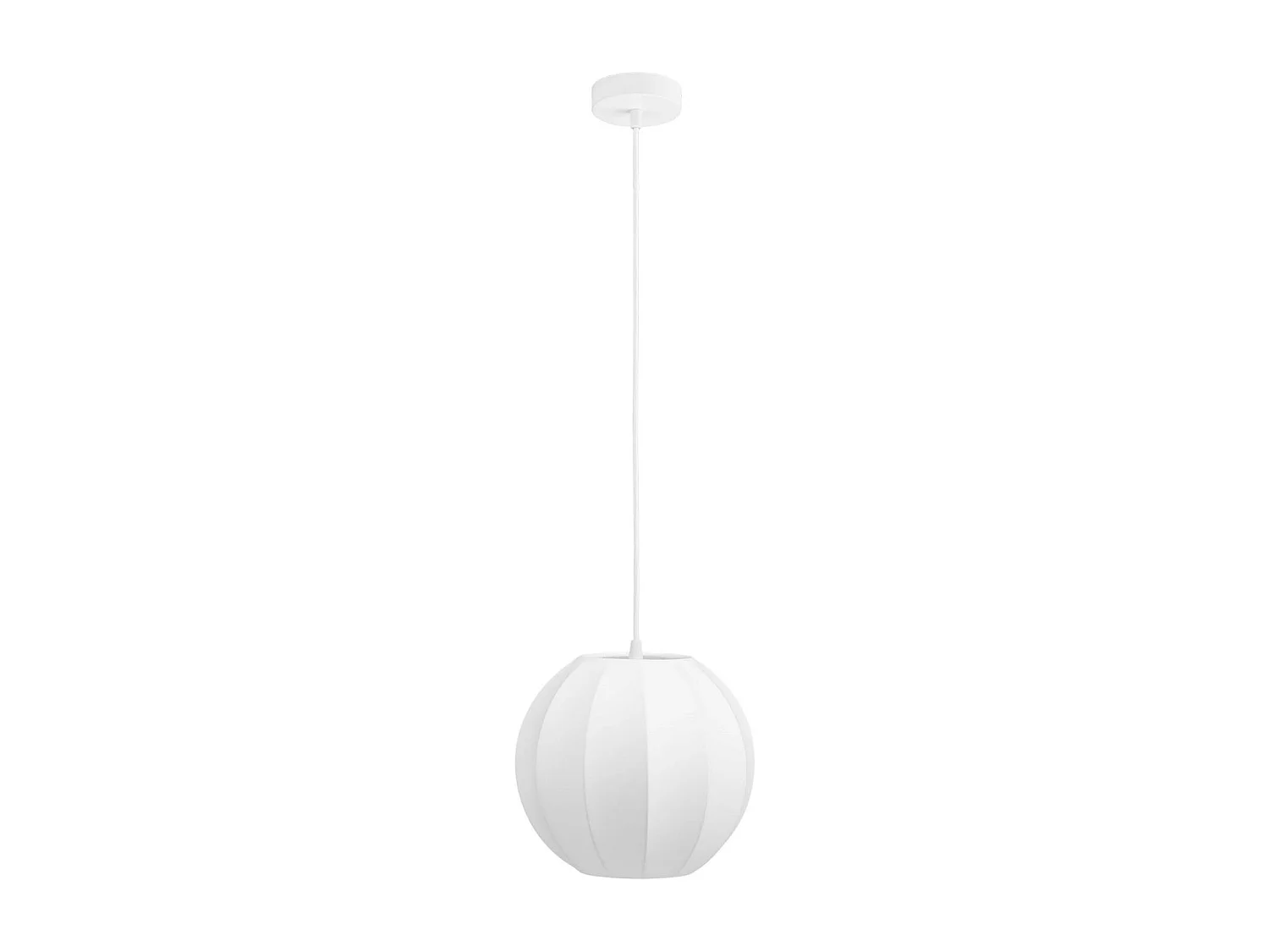 Suspension moderne blanche ø25 cm SKIVE