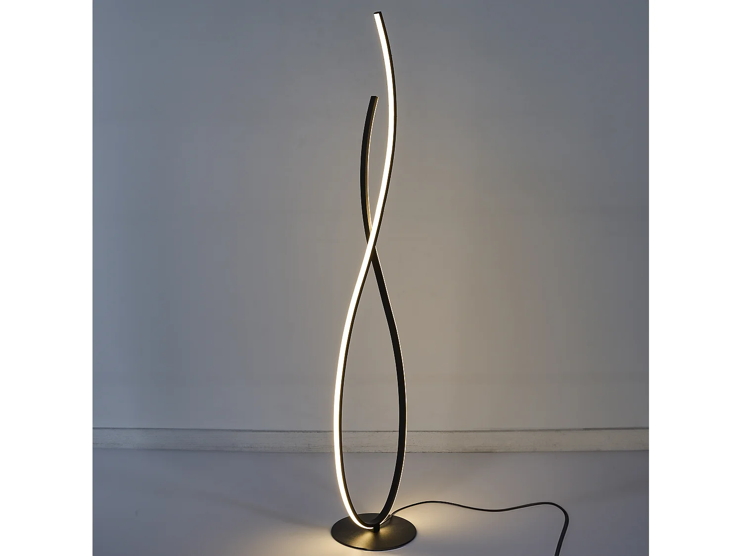 Lampe - HOME DECO FACTORY - Design - Spirale - Noir