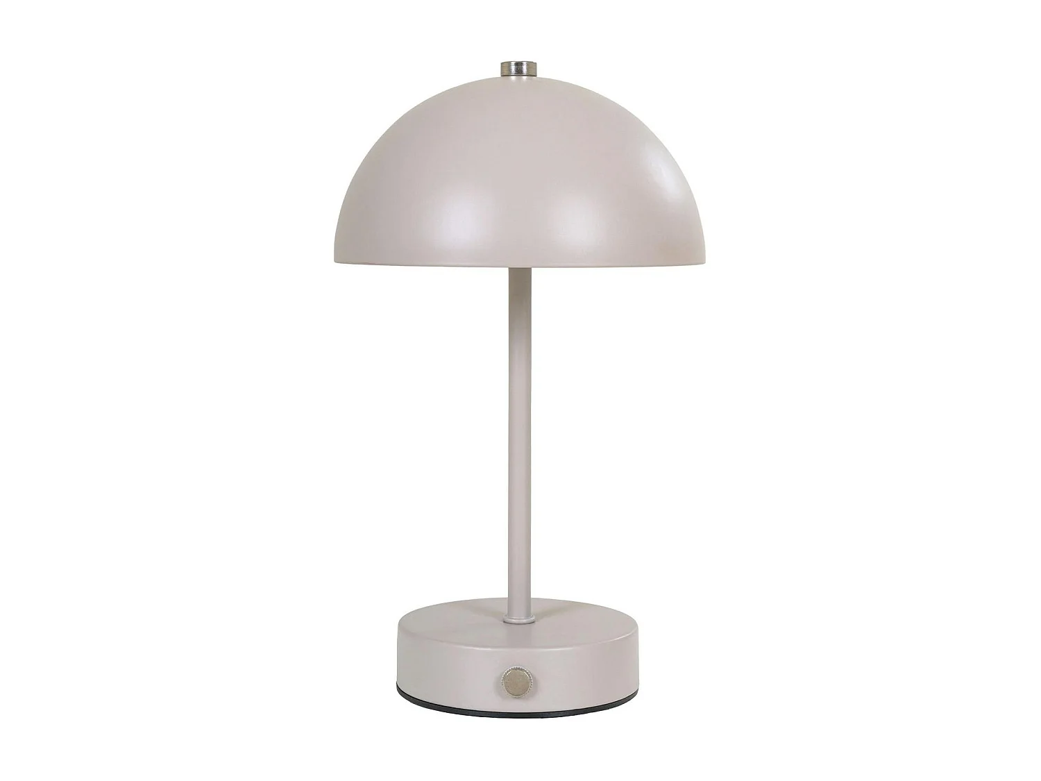 Lampe de table rechargeable en métal sable SILE