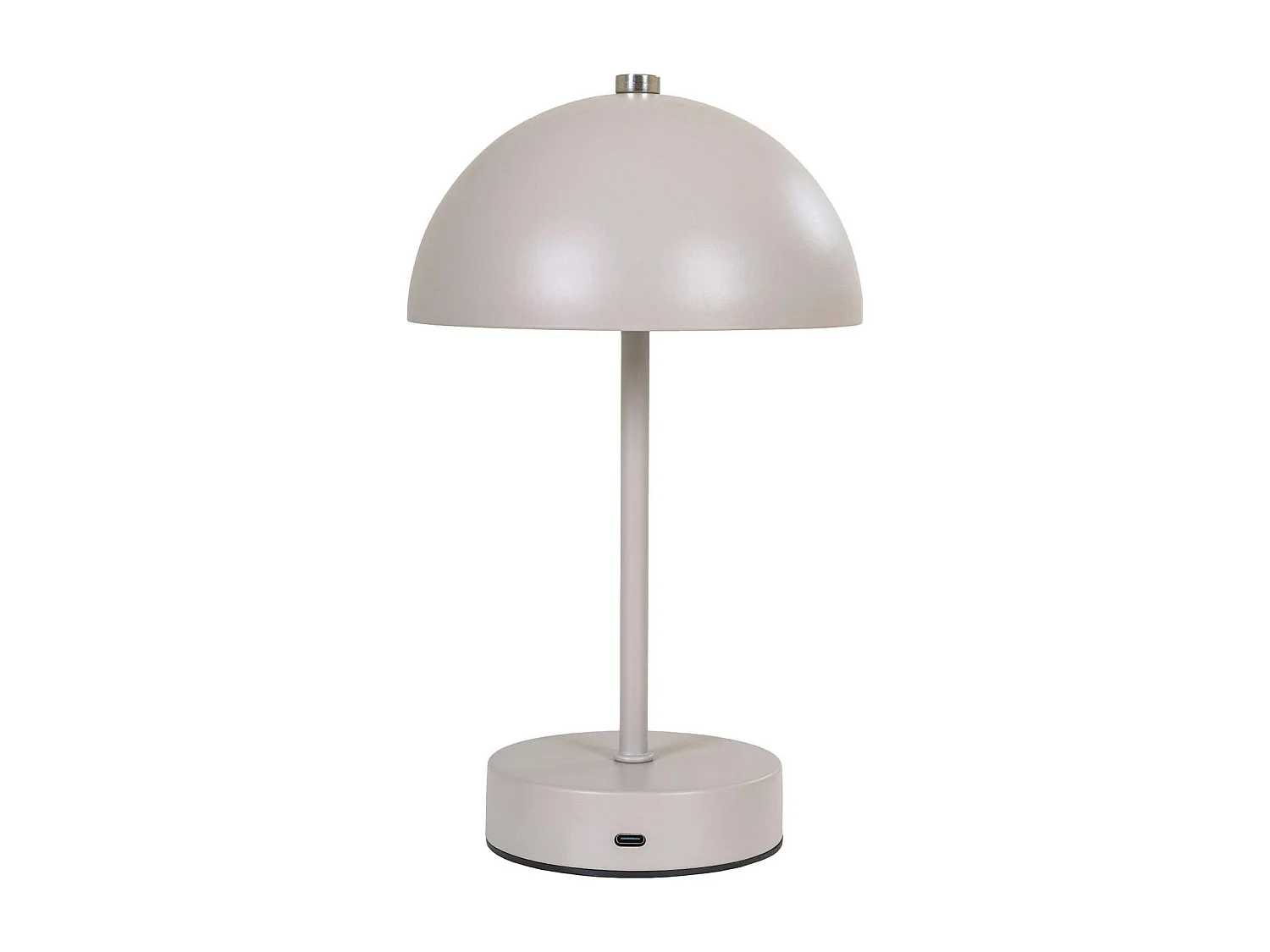 Lampe de table rechargeable en métal sable SILE