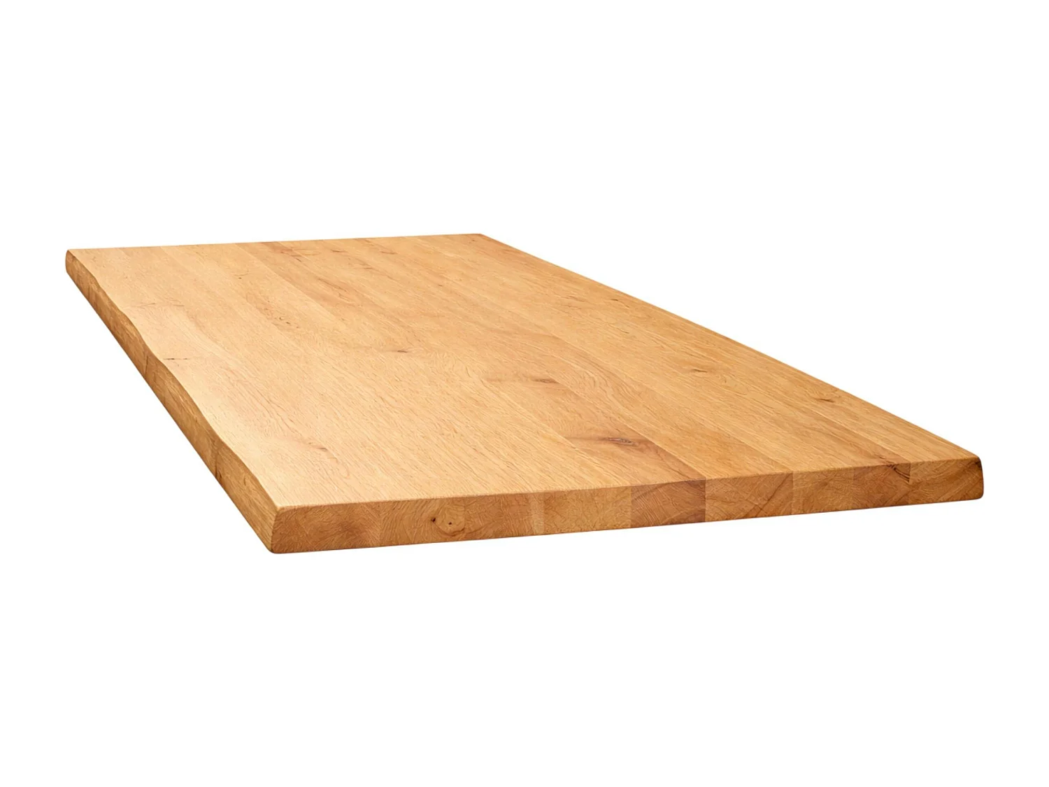 Table extensible chêne huilé bords naturels pieds en X 200 cm PALERME