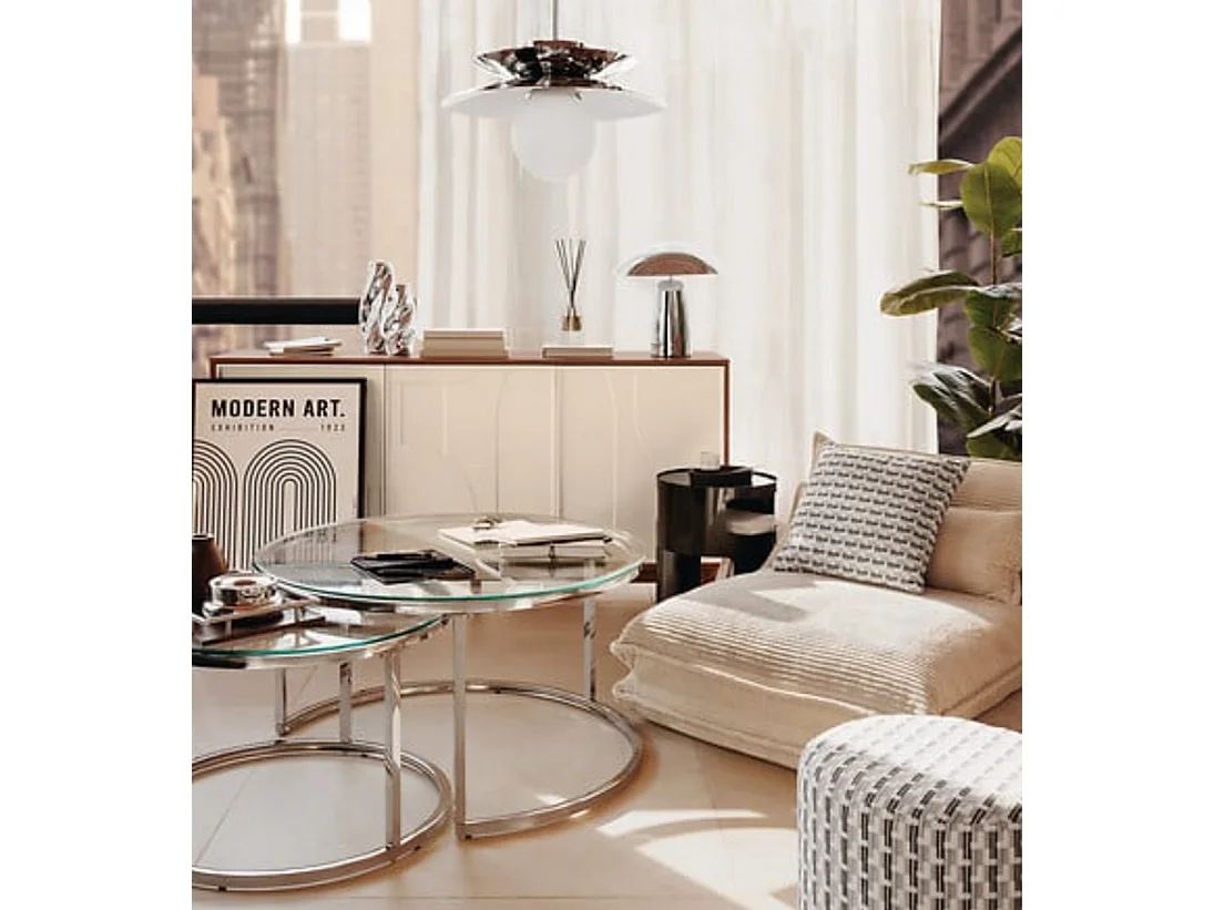 Fauteuil modulable chauffeuse en velours côtelé ivoire - Longueur 85 x Profondeur 74 x Hauteur 59  cm