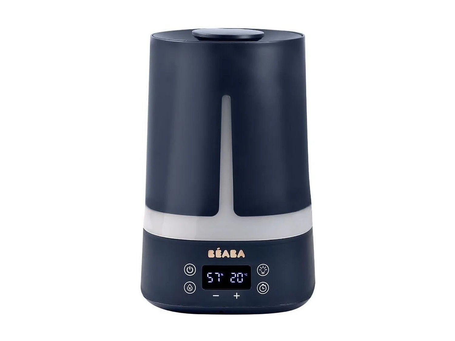 Béaba Zen Air Ultrasone Luchtbevochtiger 4L voor Baby met Hygrometer, 360° Mondstuk, Nachtlampje 7 Kleuren, 27 Uur Autonomie