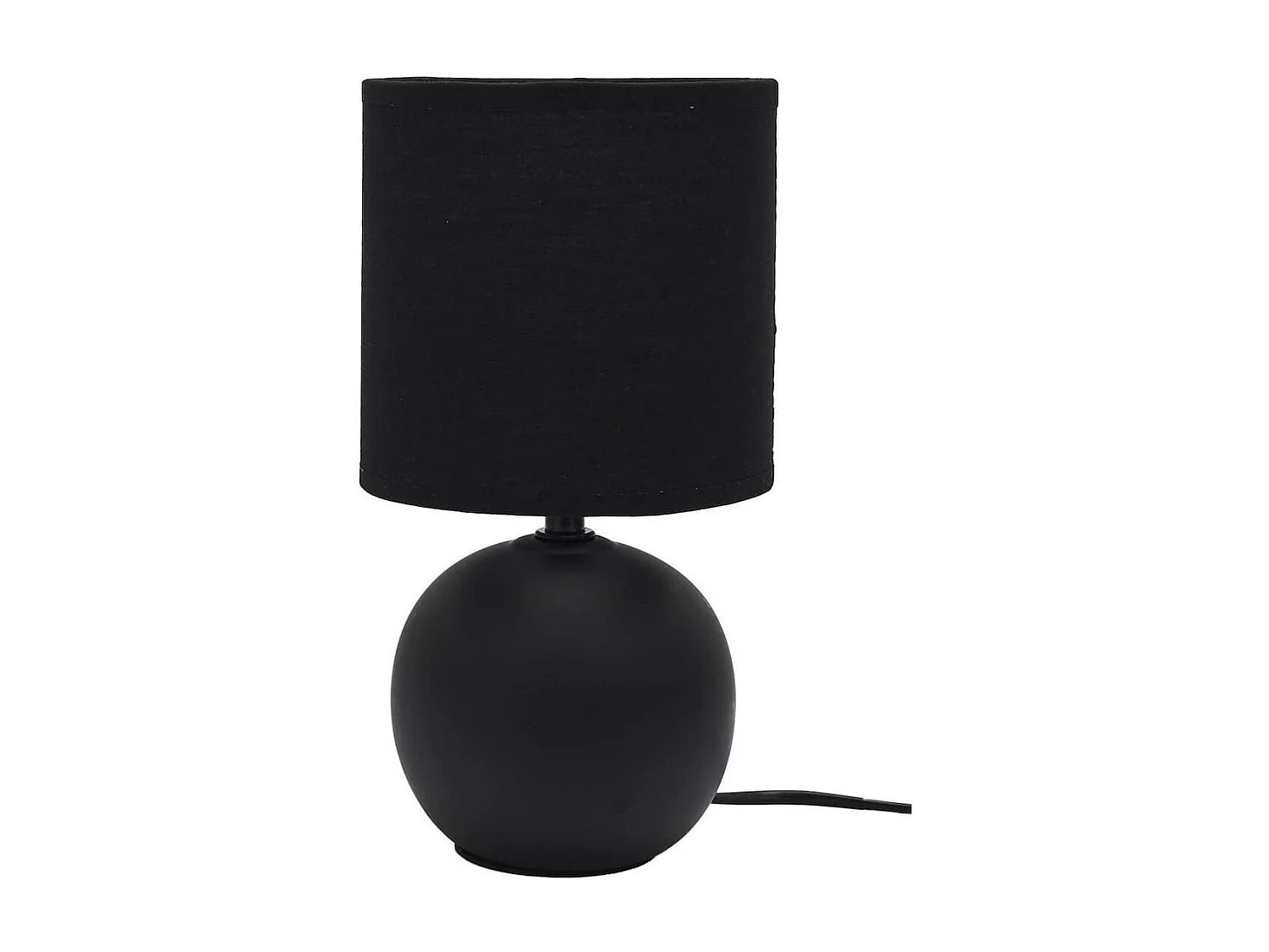 Lampe à poser céramique noir (H25cm)