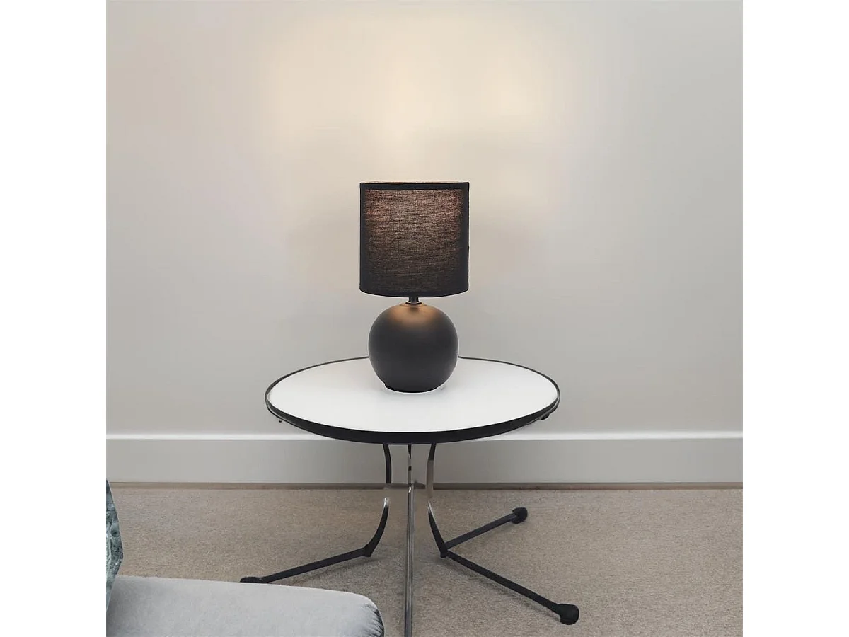 Lampe à poser céramique noir (H25cm)