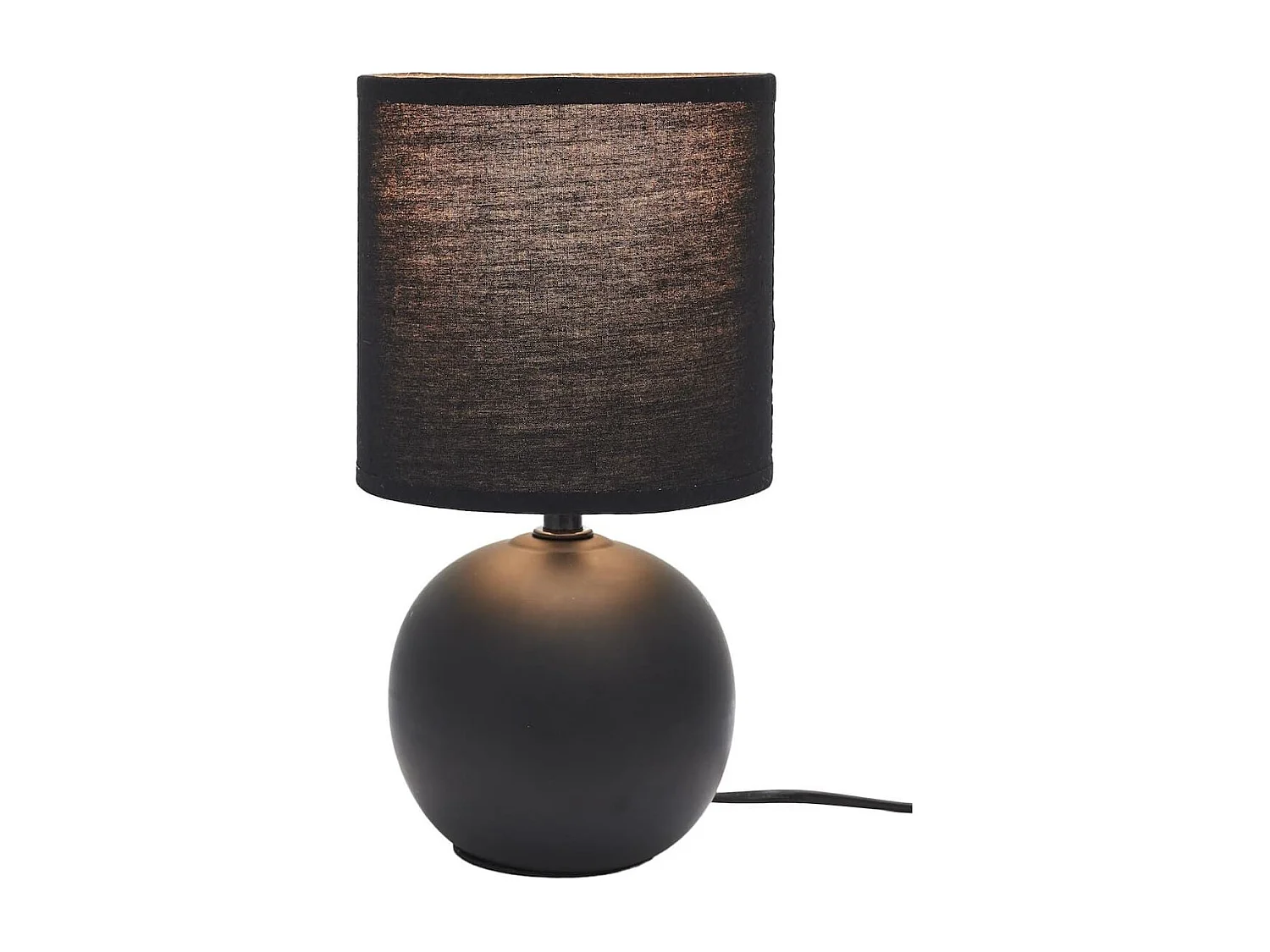 Lampe à poser céramique noir (H25cm)