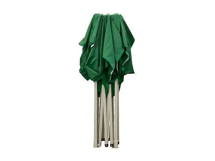3 x 3 m groene opvouwbare partytent, bekleed met waterdicht PVC