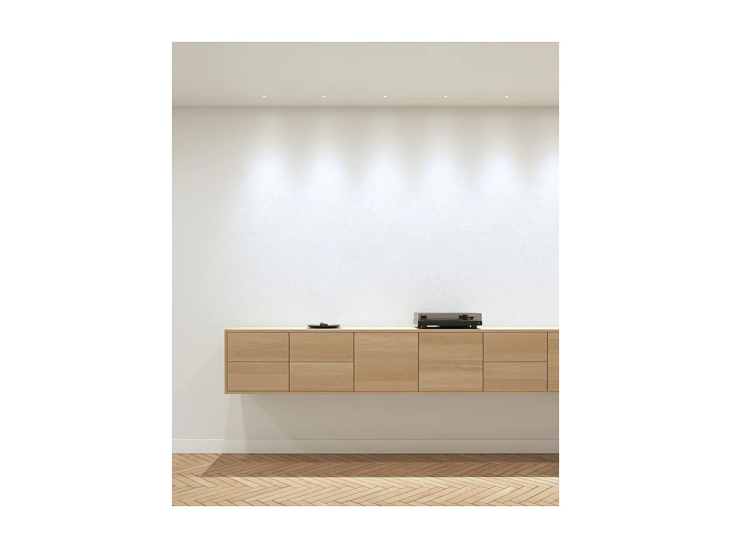 Nano Pulsar Sq Einbaustrahler - 3,5 W, 30° Abstrahlwinkel, matt schwarz, kleiner 35-mm-Lichtfleck, 2700 K - Beneito & Faure