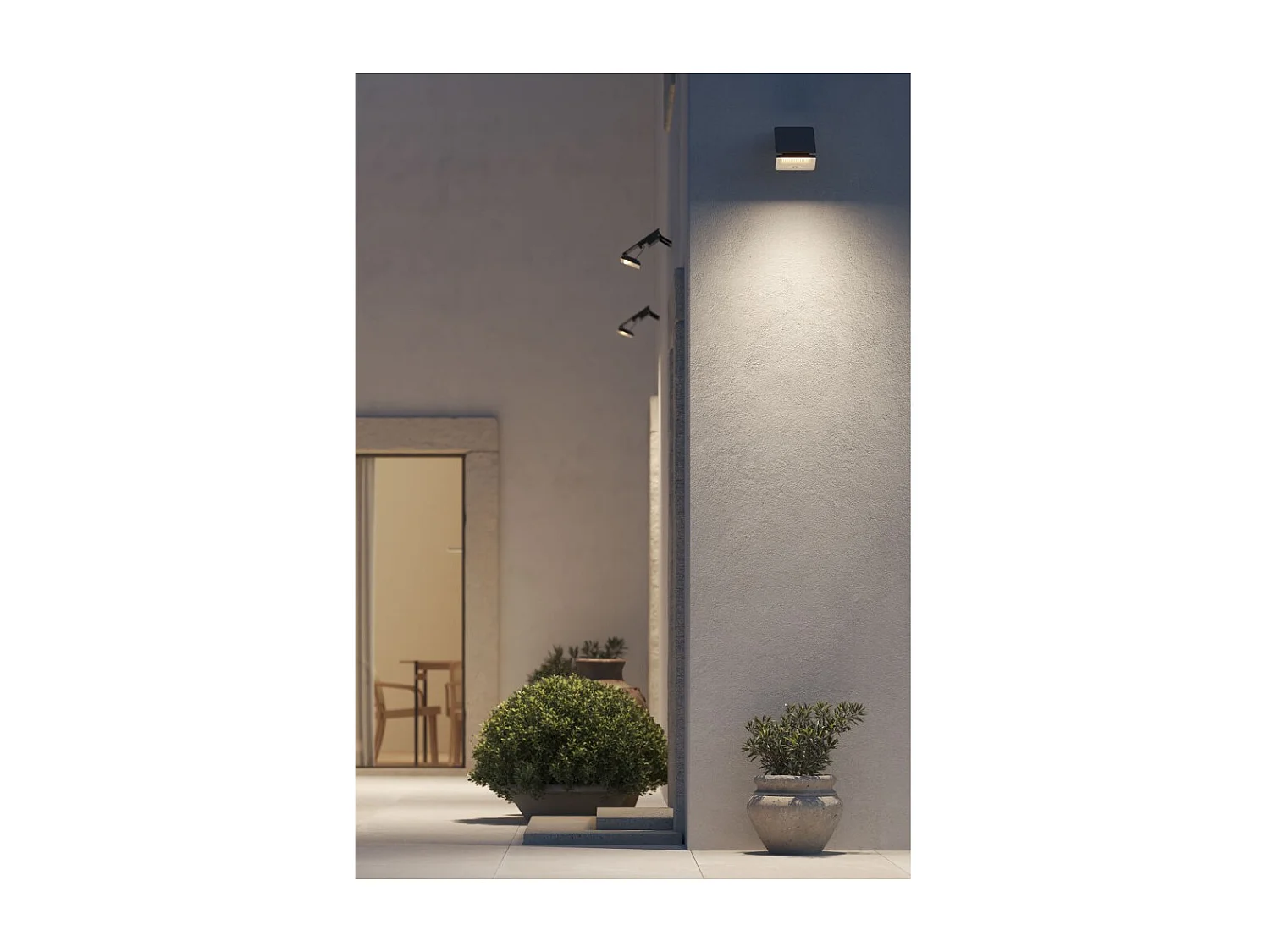 Sky Solar Sensor - Solar LED-lamp met bewegings- en schemersensor, 8W, 1600lm, 4000K, IP54 - Beneito Faure - Zwart