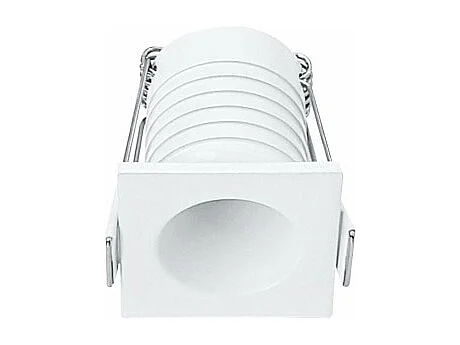 Nano Pulsar Sq Recessed - Foco empotrable para interiores de 3,5 W, haz de 30°, blanco opaco, pequeño punto de luz de 35 mm, 4000 K - Beneito & Faure