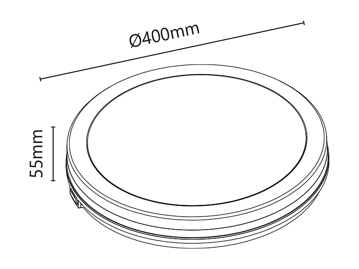 Alcapower LED-Deckenleuchte Rund 36W 3600lm IP54 IK08 CCT Wählbar 3000K 4000K 6500K Grau - Professionelle hocheffiziente Lösung
