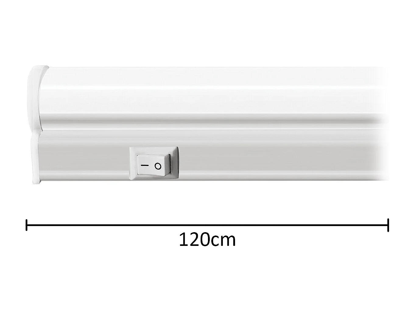 Alcapower Luminária LED T5 120cm 18W 1600lm 4000K Luz Natural, Design Ultra-fino para Iluminação de Interiores Profissional