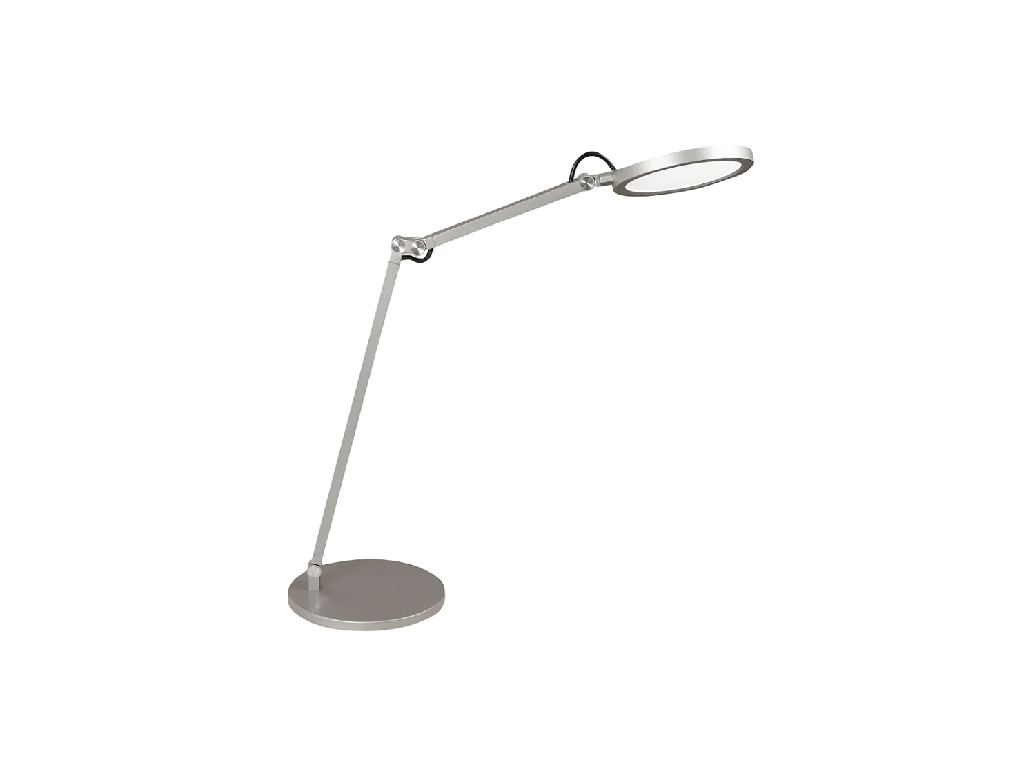 Regina - Verstellbare Tischleuchte aus Aluminium von Fabas Luce - Integrierte 9-W-LED, berührungsempfindlich, dimmbar, CCT (3000 K, 4000 K, 5000 K, 6000 K)