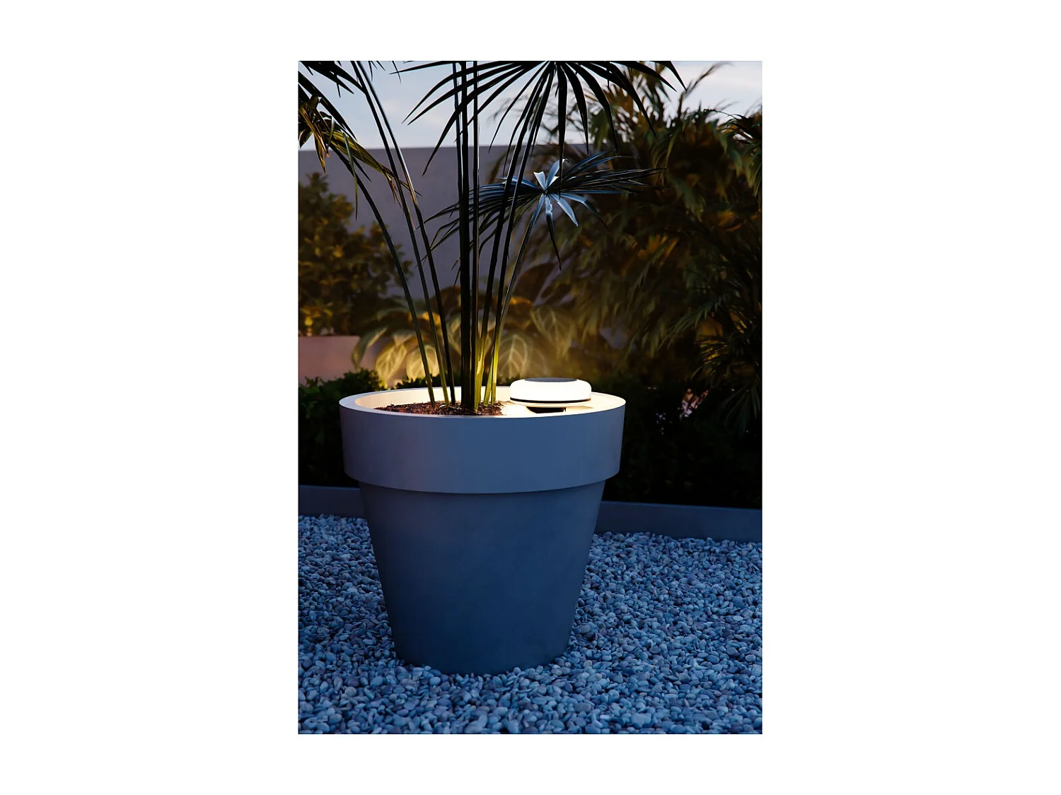 Twist - 1W buitenzonnelamp LED met spike 2700K/RGB, IP54, 180° hoek, klasse III, zwart ABS - Beneito Faure