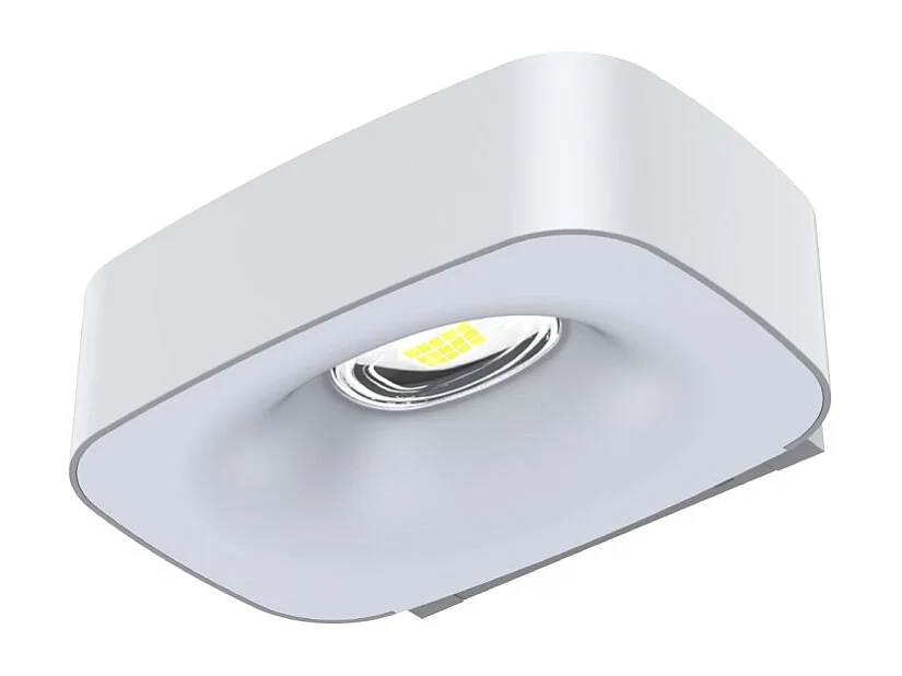 Alcapower 700lm IP65 tweerichtingszonne-LED-wandlamp met schemersensor - 4000K