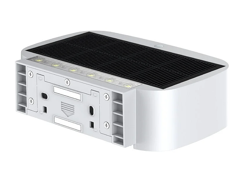 Alcapower 700lm IP65 tweerichtingszonne-LED-wandlamp met schemersensor - 4000K