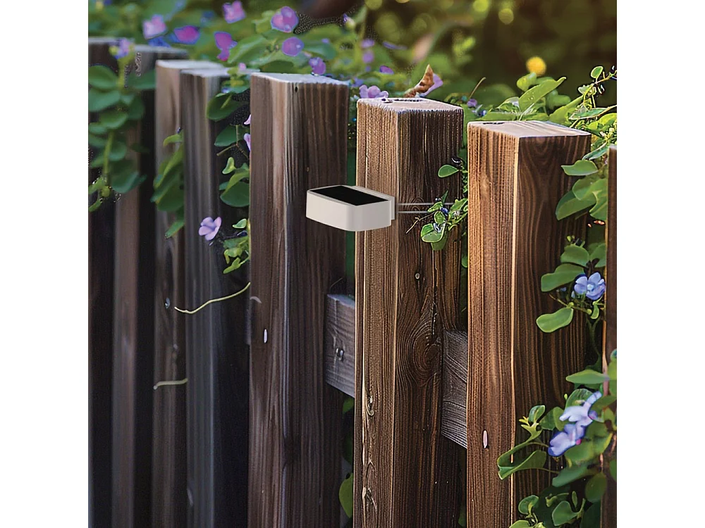 Alcapower 700lm IP65 tweerichtingszonne-LED-wandlamp met schemersensor - 4000K