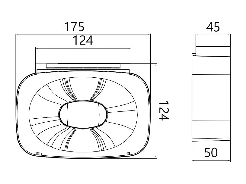 Alcapower 700lm IP65 tweerichtingszonne-LED-wandlamp met schemersensor - 4000K