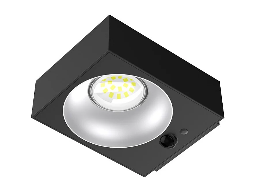 1000lm IP65 Solar LED Wandleuchte mit Anwesenheits- und Dämmerungssensor - 4000K - Automatisches Einschalten beim Vorbeigehen