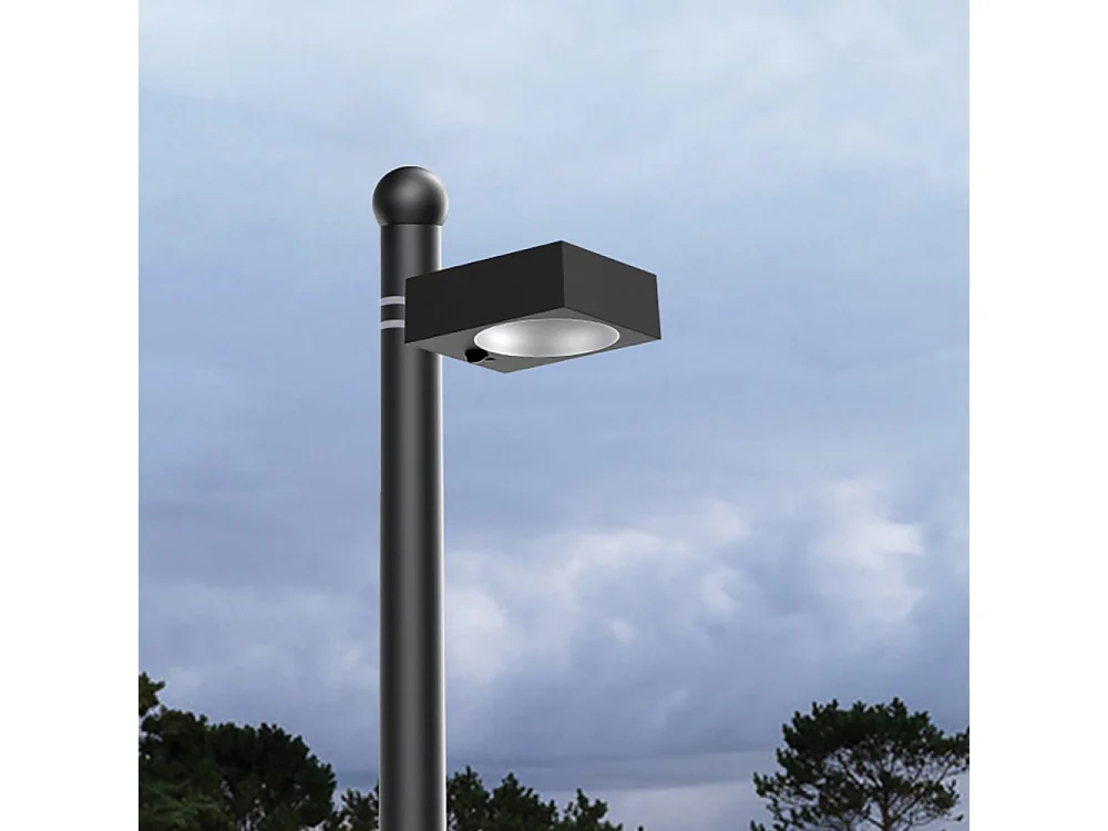 1000lm IP65 Solar LED Wandleuchte mit Anwesenheits- und Dämmerungssensor - 4000K - Automatisches Einschalten beim Vorbeigehen