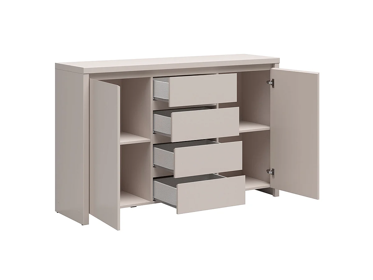 Buffet 2 portes 4 tiroirs Soren Cachemire
