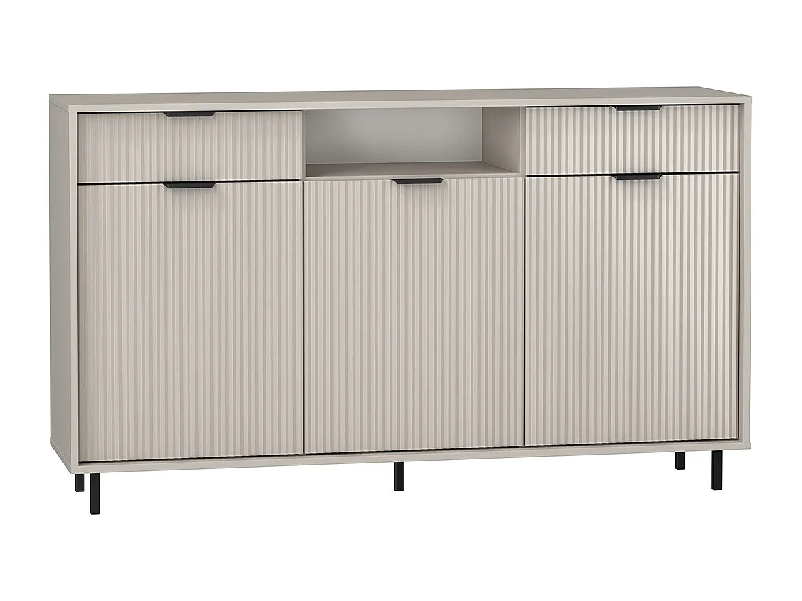 Buffet 3 portes 2 tiroirs Soly Cachemire