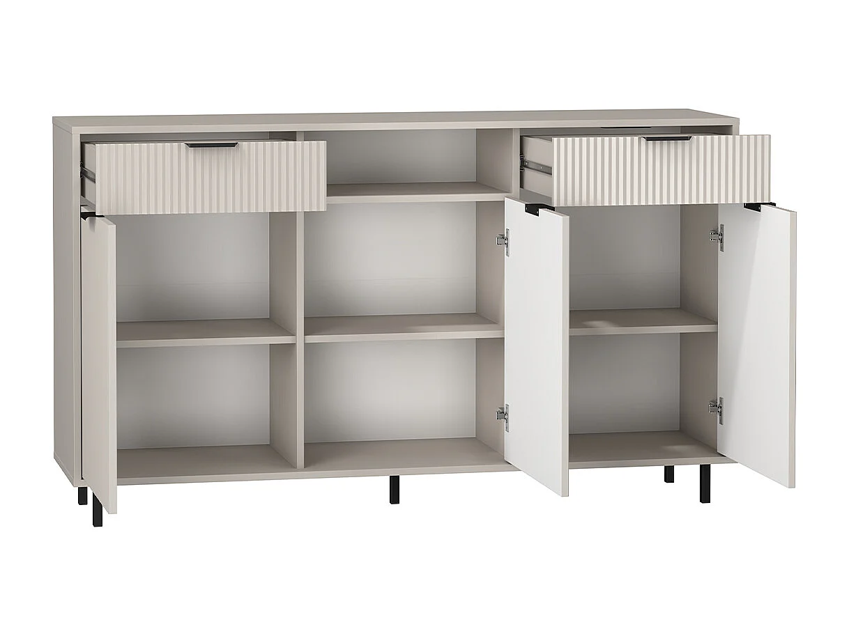 Buffet 3 portes 2 tiroirs Soly Cachemire