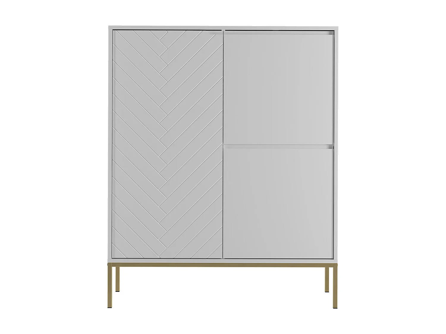 Buffet haut 3 portes Daria Blanc
