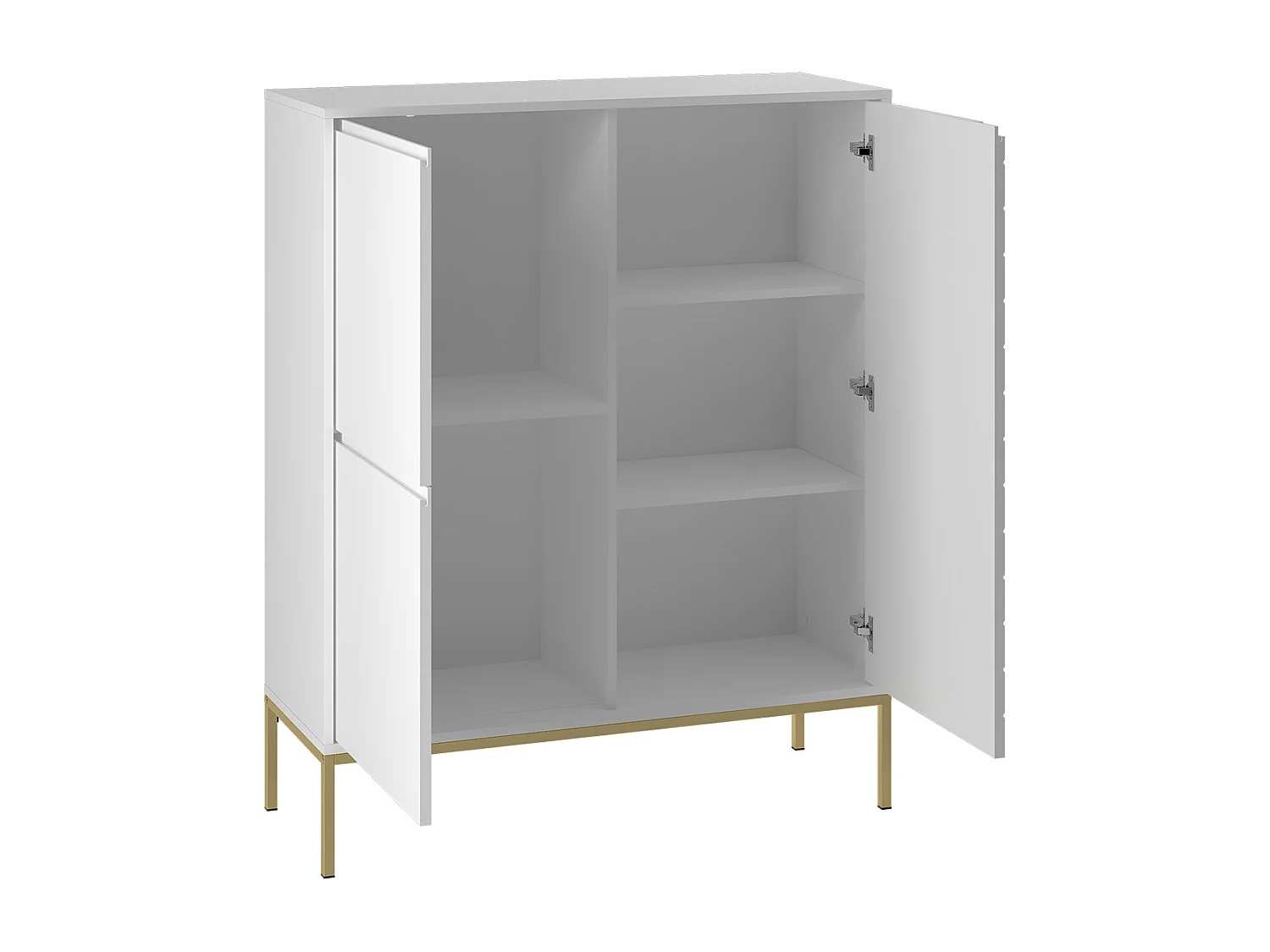 Buffet haut 3 portes Daria Blanc