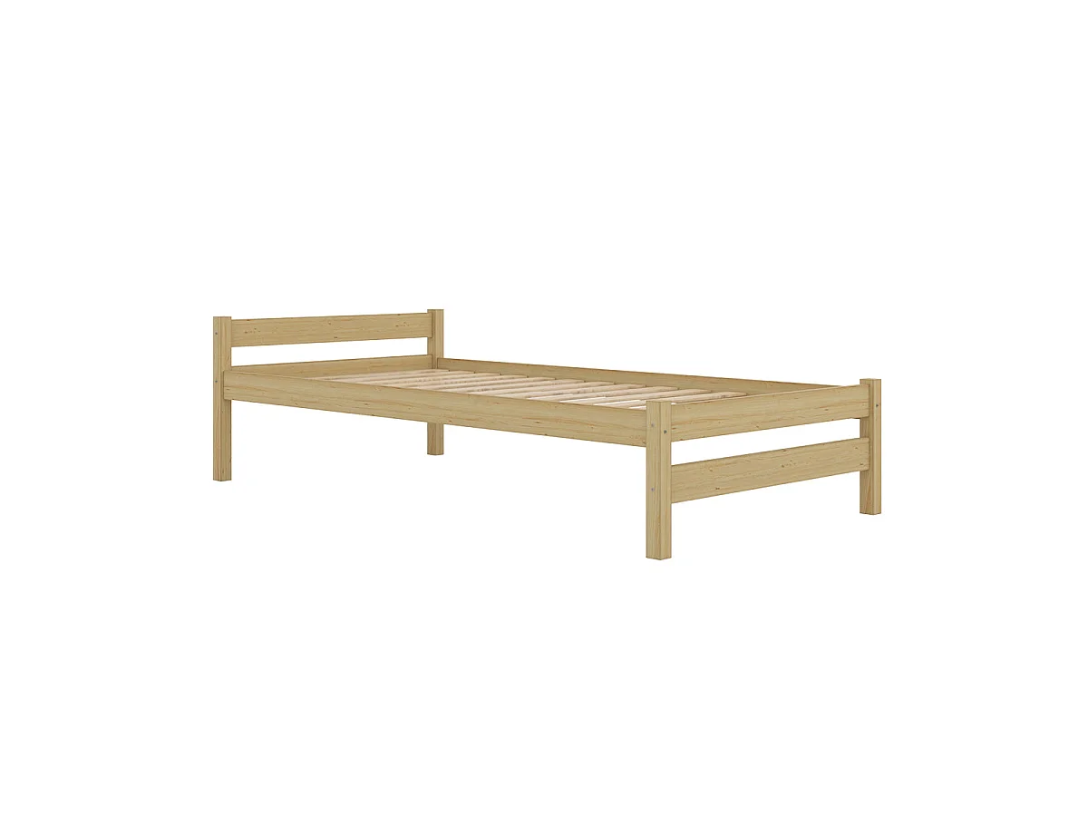 Lit 90x200 sommier inclus Kocot Kids Axel Bois